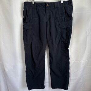 5.11 Tactical Women's Long Cargo Pants Navy Blue Size 16 Long